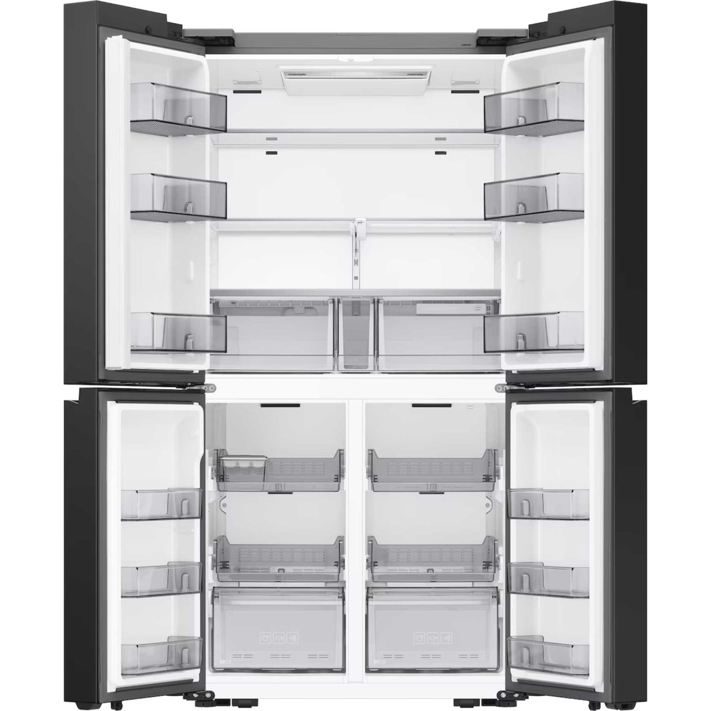 Samsung Bespoke Series 8 American Style Fridge Freezer 60/40 Total No Frost - Stainless Steel - RM70F67RDREU