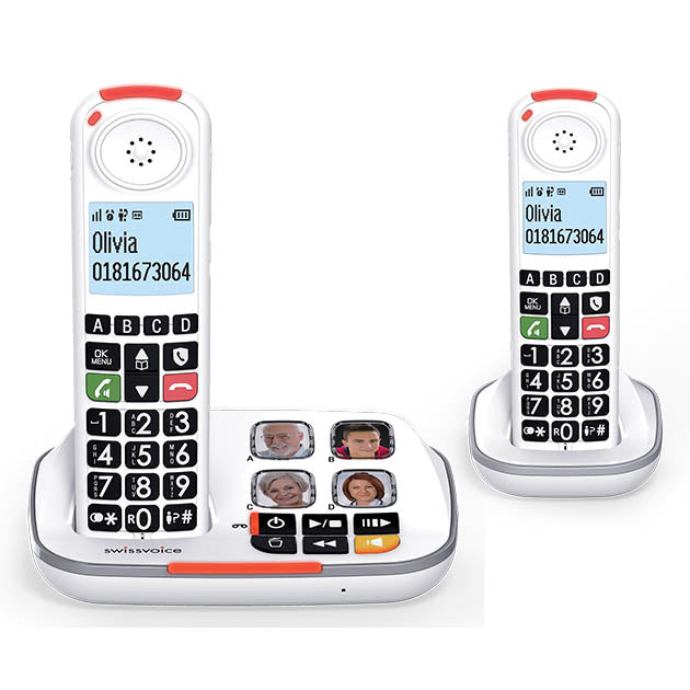 XTRA 2355 DUO DECT BIG BUTTON AMPLIFIED PORTABLE
