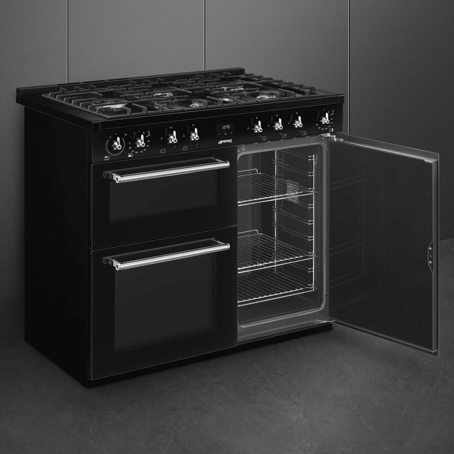 Smeg Concert Classic 100cm Dual Fuel Range Cooker - CX103GMBL