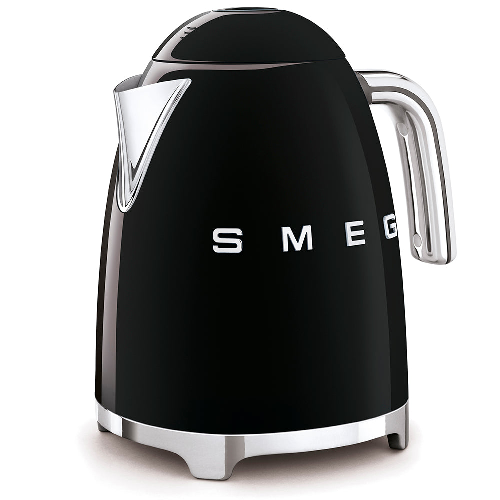 Smeg KLF03BLUK Retro Jug Kettle with 1.7L Capacity & 3000W Power - Black
