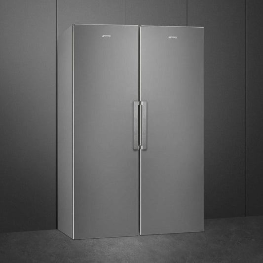 Smeg Universal Tall Larder Fridge Auto Defrost - Stainless Steel - UKFS18EV2HX