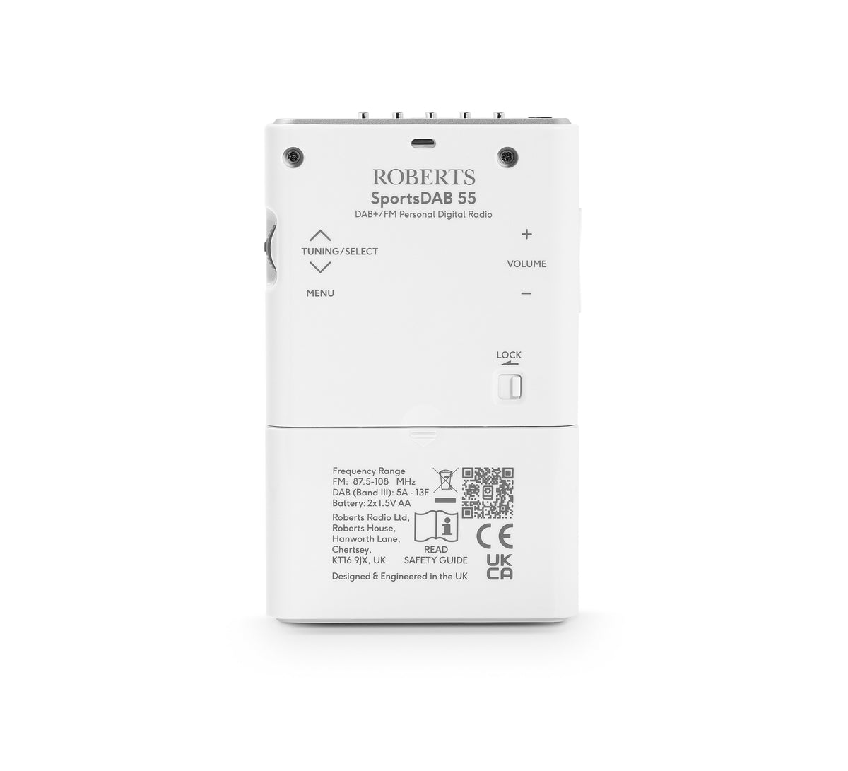 Roberts SportsDAB 55 - White