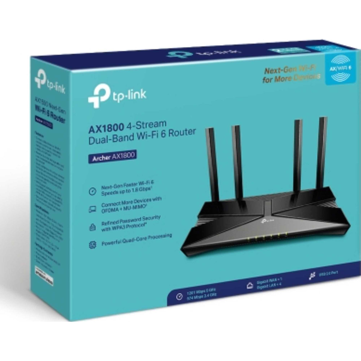TP-Link AX1800 Dual-Band Wi-Fi 6 Router