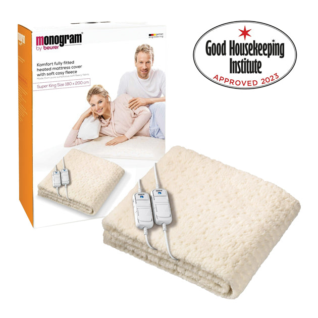 KOMFORT SUPER KING DUAL HEAT MATTRESS COVER