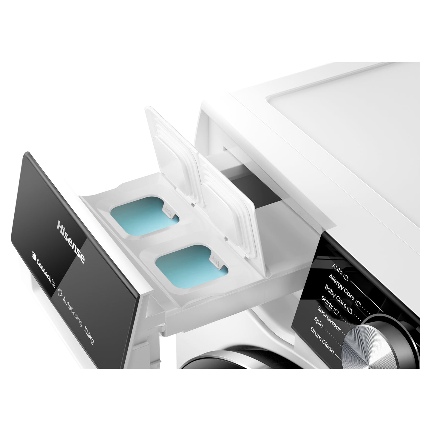 Hisense 5S Series 10.5kg 1400rpm Washing Machine - WF5S1045BW