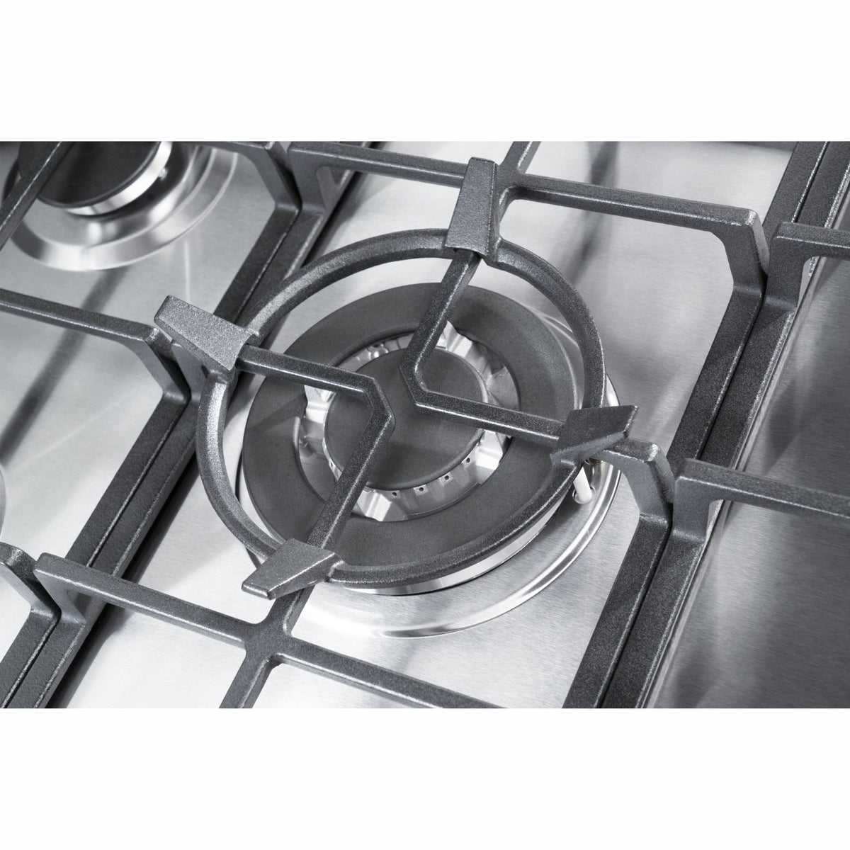 CDA HG7351SS 70cm 5 Burner Gas Hob with Wok Burner