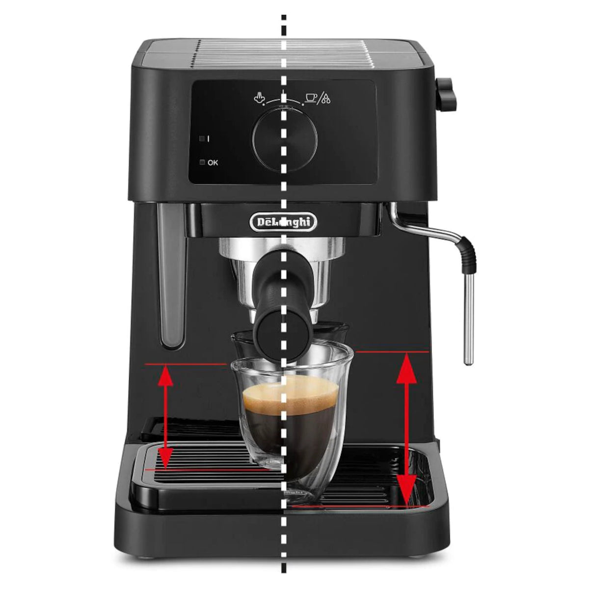 De'Longhi Stilosa EC230.BK Barista Espresso Machine & Cappuccino Maker