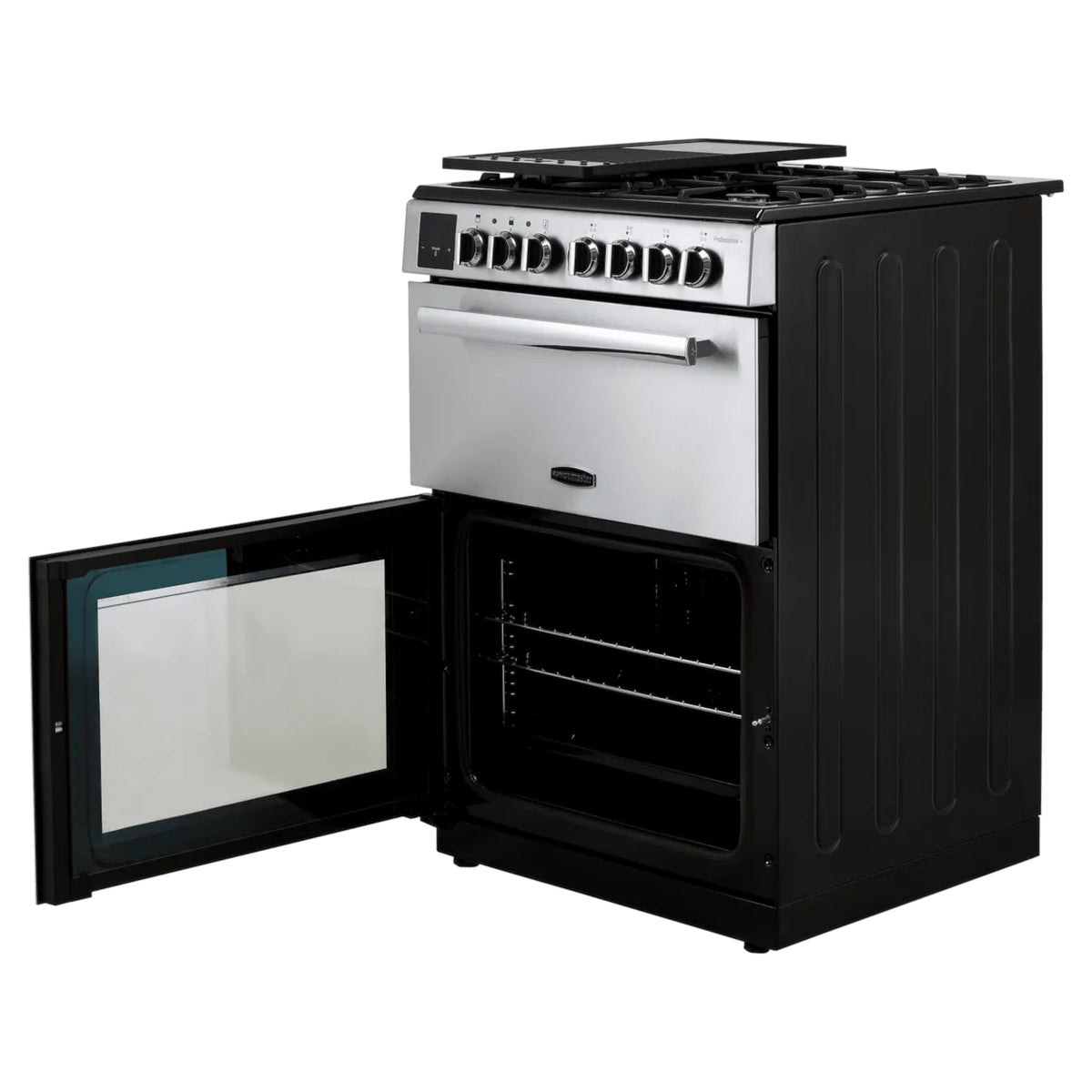 Rangemaster Professional+ 60cm Dual Fuel Double Oven Cooker - PROPL60DFFSS/C