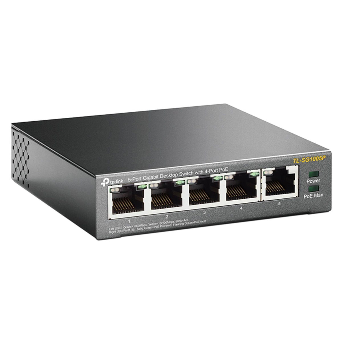 TP-Link TL-SG1005P 5 Port Gigabit Desktop Switch