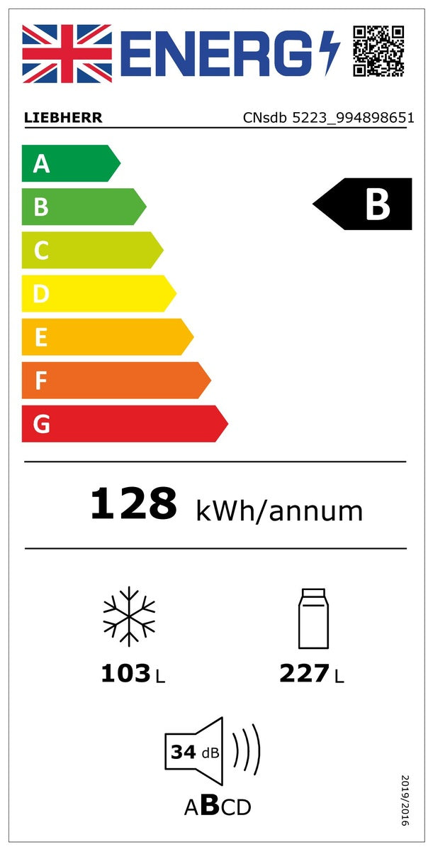 Liebherr CNsdb5223 — Fridge-Freezers - 60cm