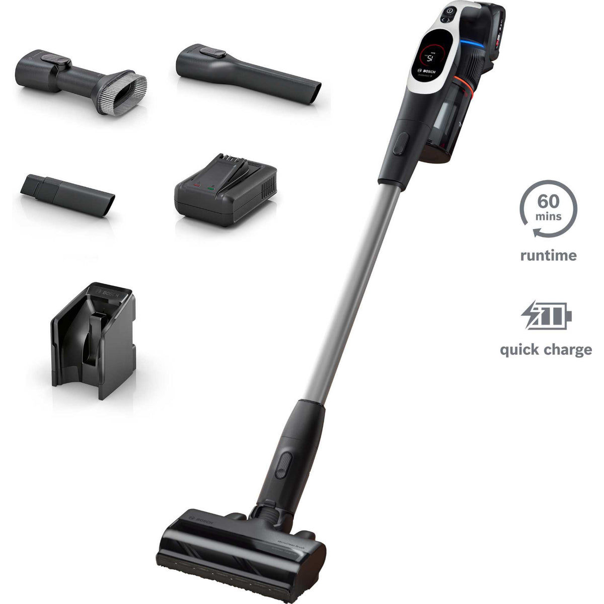 Bosch Unlimited 9 Cordless Vacuum Cleaner MicroClean - BBS931WGB
