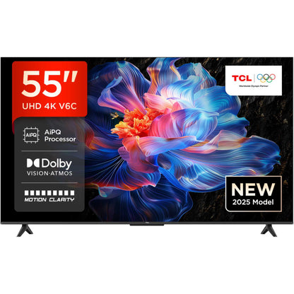 TCL V6CUK 55" 4K Ultra HD DLED HDR Google Smart TV - 55V6CUK