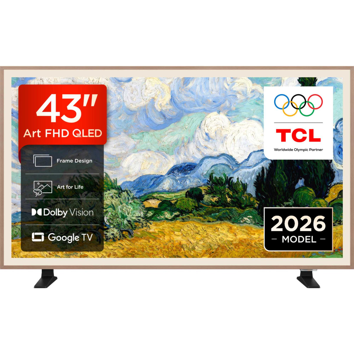 TCL A400PRO 43" 4K Ultra HD QD-Mini LED HDR Google Smart TV - 43A400PRO-UK