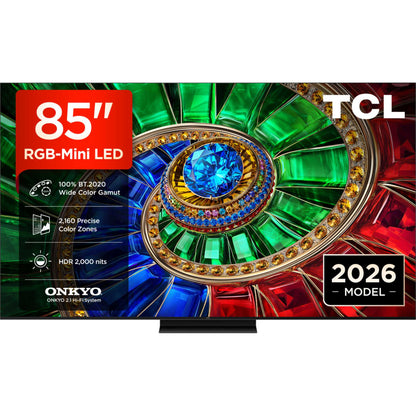 TCL RM7L 85" 4K Ultra HD RGB-Mini LED TV - 85RM7LUK