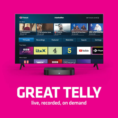Manhattan S4-R 2TB Freesat 4K TV Recorder