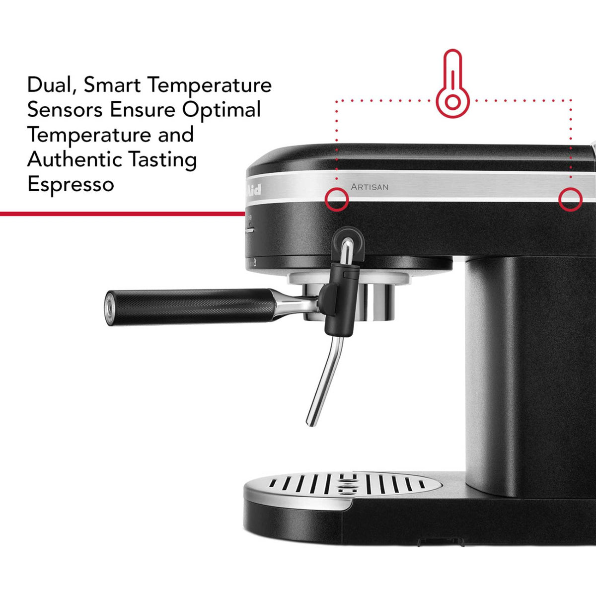 KitchenAid 5KES6503BBK Artisan Espresso Machine - Black