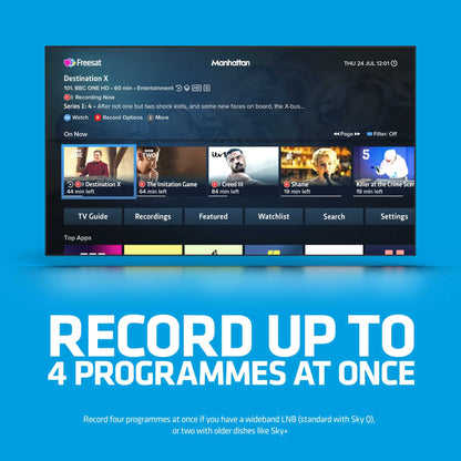 Manhattan S4-R 500GB Freesat 4K TV Recorder