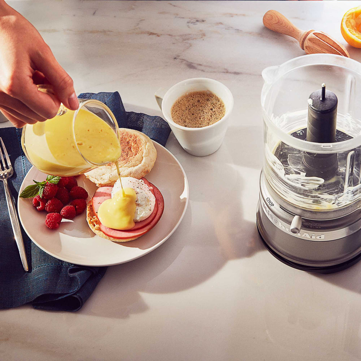 KitchenAid 5KFC3516BCU MINI FOOD CHOPPER 830ML - Contour Silver