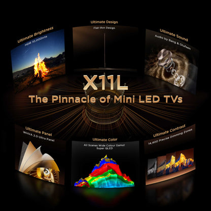 TCL X11L 85" 4K Ultra HD SQD-Mini LED Smart TV - 85X11LUK