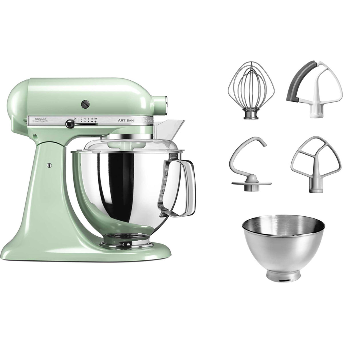 KitchenAid 5KSM175PSBPT Artisan Stand Mixer - Pistachio