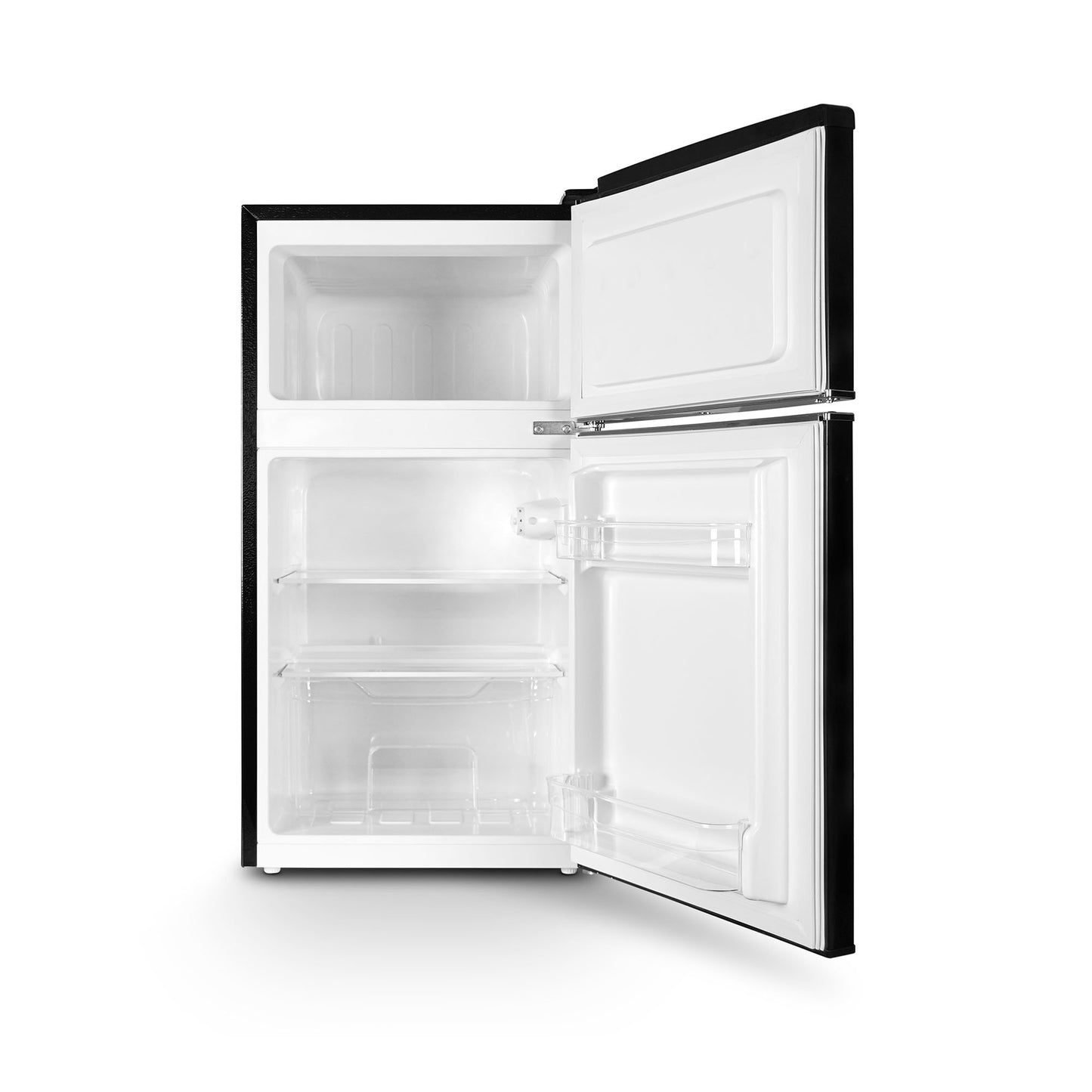 Montpellier MAB2035EK Undercounter Retro Fridge Freezer in Black