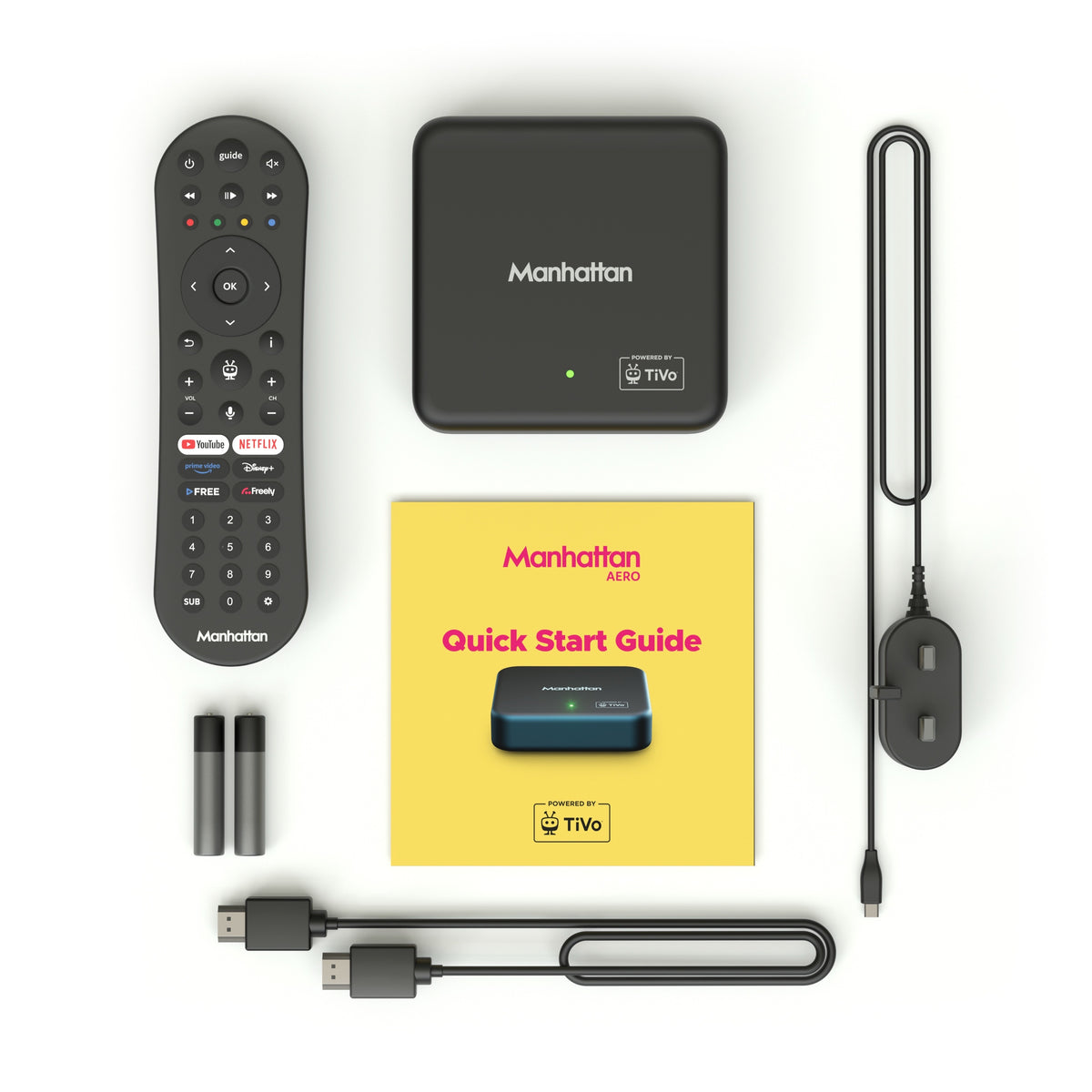 Manhattan Aero 4K TV Streamer with Freely