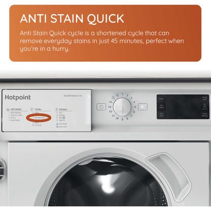 Hotpoint 8kg Wash 6kg Dry 1400rpm Built-In Washer Dryer - BI WDHG 861485 UK