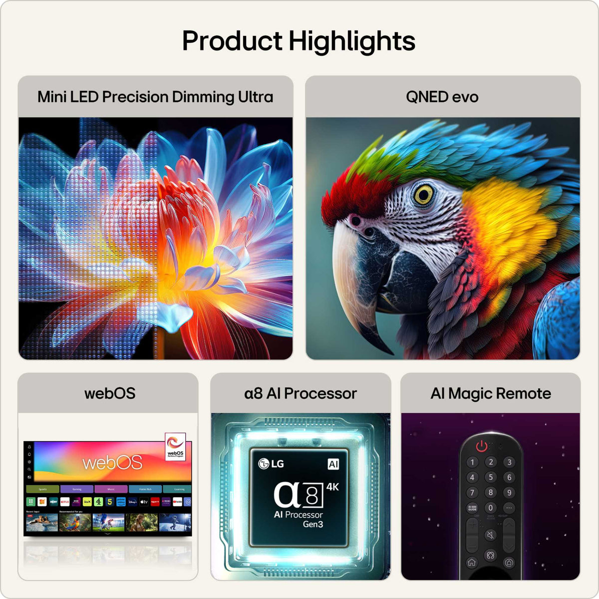LG QNED93B6 115" 4K Ultra HD HDR Smart TV - 115QNED93B6