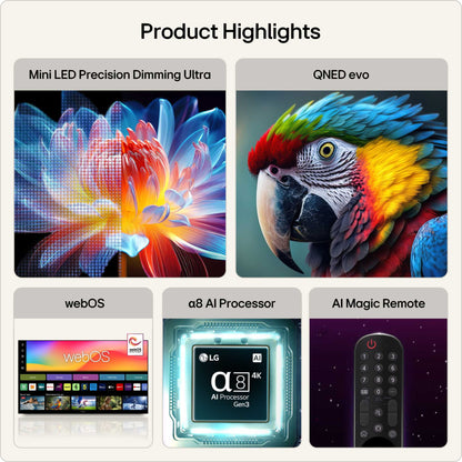LG QNED93B6 115" 4K Ultra HD HDR Smart TV - 115QNED93B6