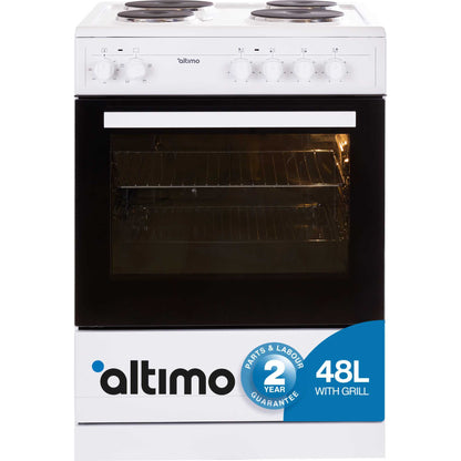 Altimo 60cm Electric Single Oven Cooker - CESS602W