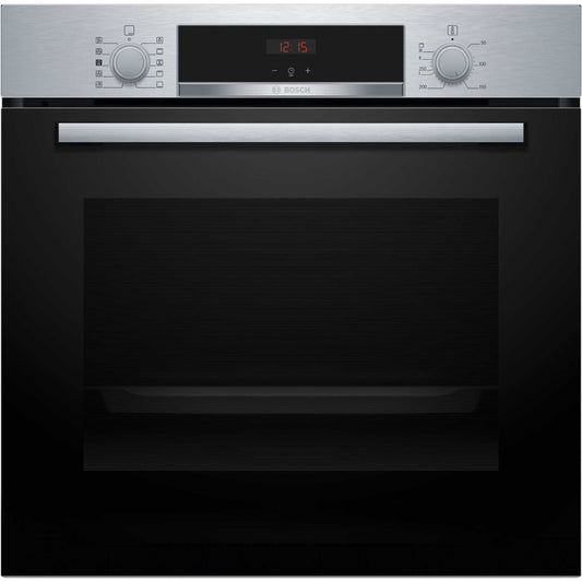 Bosch Series 4 HQA534BS3B Built-In Single Oven with Steam Function - Stainless Steel