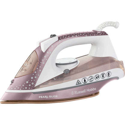 Russell Hobbs 23972 Pearl Glide Rose 2600W Iron - Champagne