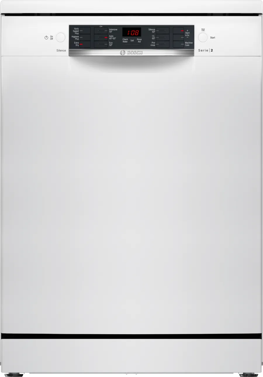 Bosch SMS26AW08G Series 2 60cm 12 Place Setting Dishwasher - White
