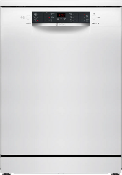 Bosch SMS26AW08G Series 2 60cm 12 Place Setting Dishwasher - White