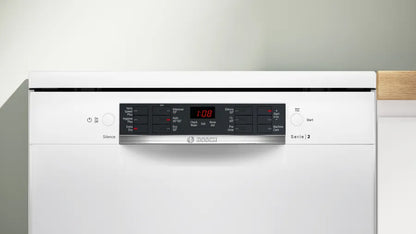 Bosch SMS26AW08G Series 2 60cm 12 Place Setting Dishwasher - White