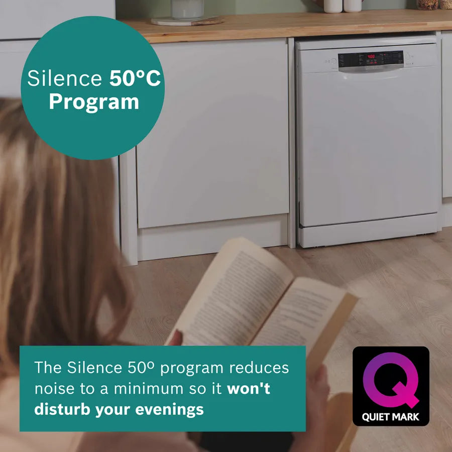 Bosch SMS26AW08G Series 2 60cm 12 Place Setting Dishwasher - White