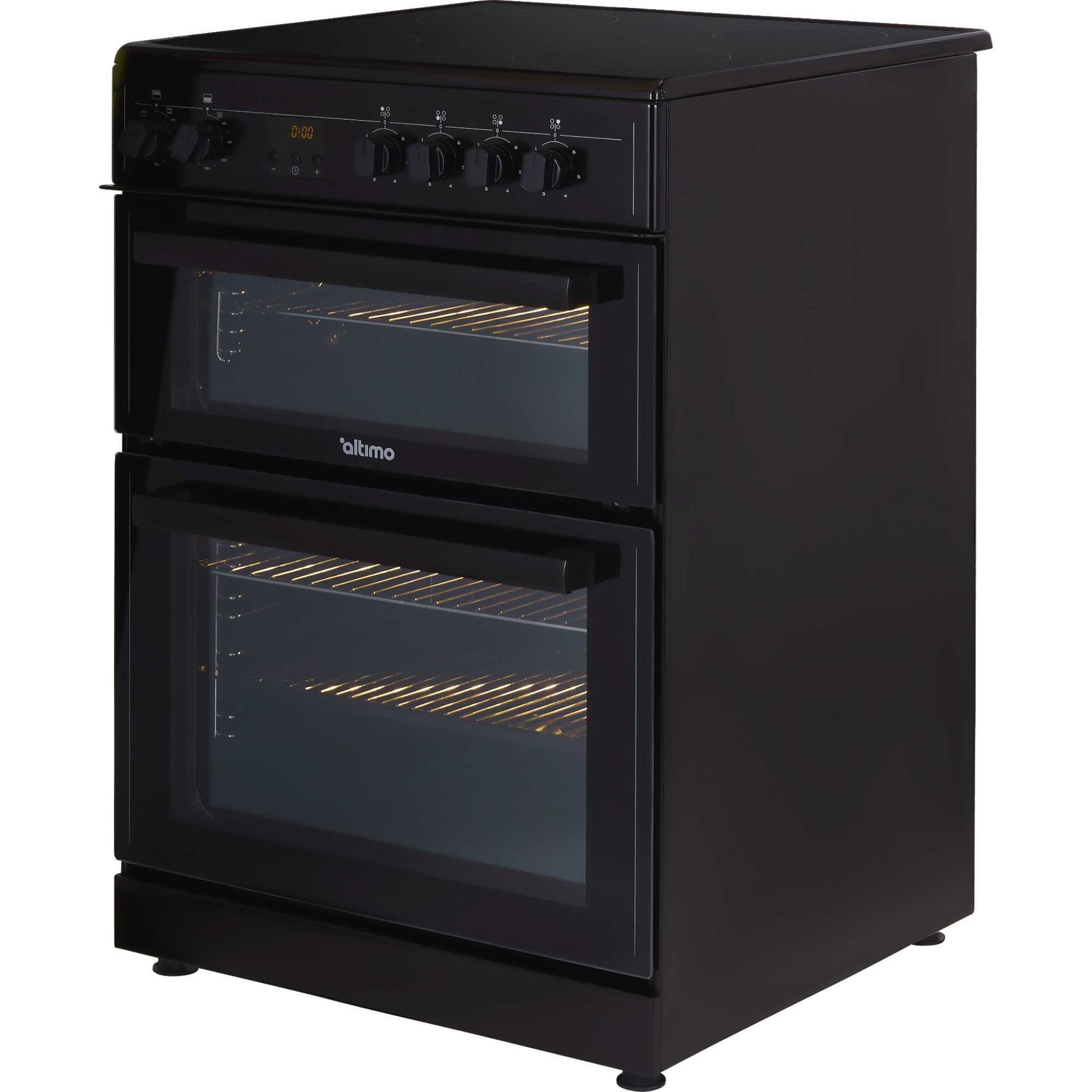 Altimo 60cm Electric Double Oven Cooker - CEDC602B