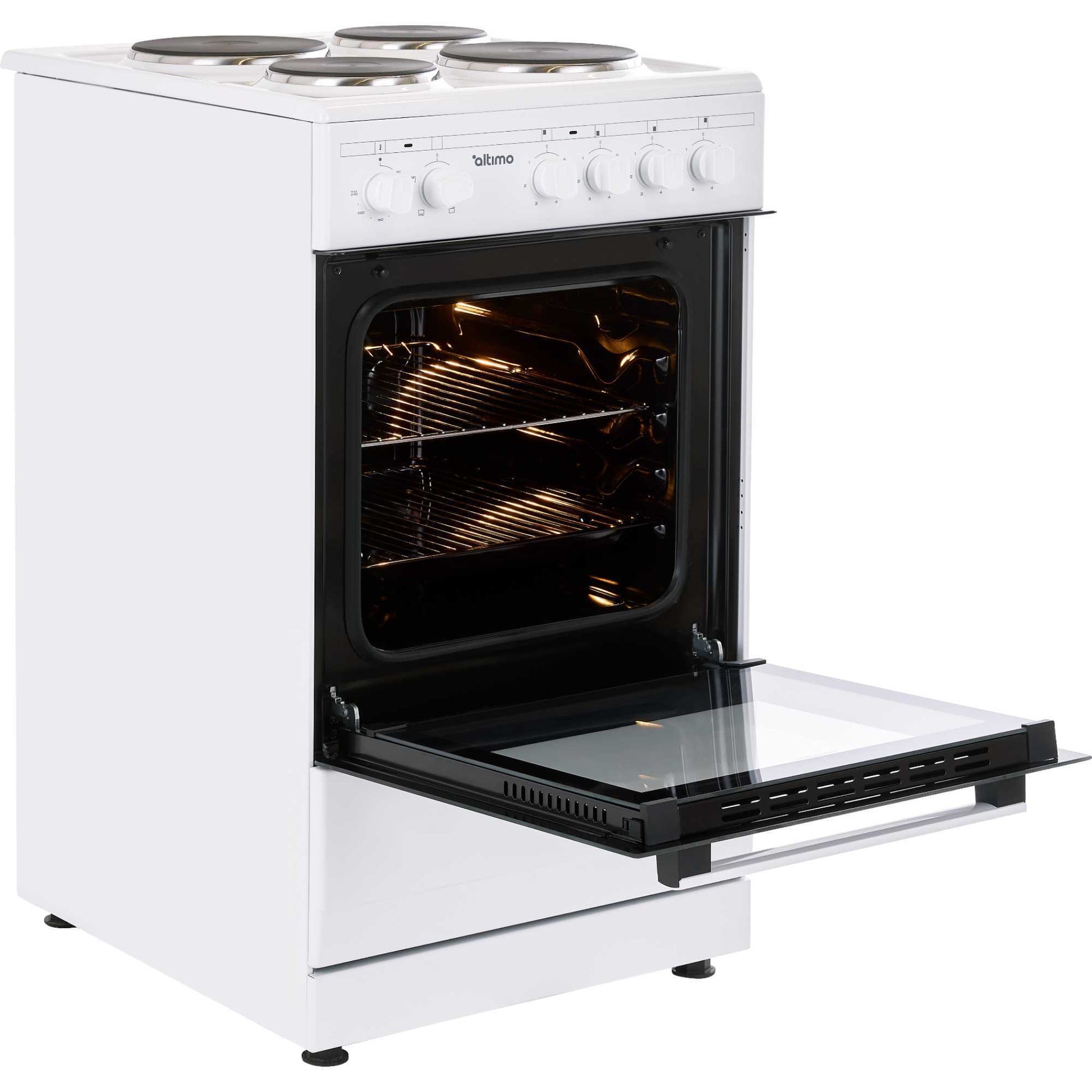 Altimo 50cm Electric Single Oven Cooker - CESS502W