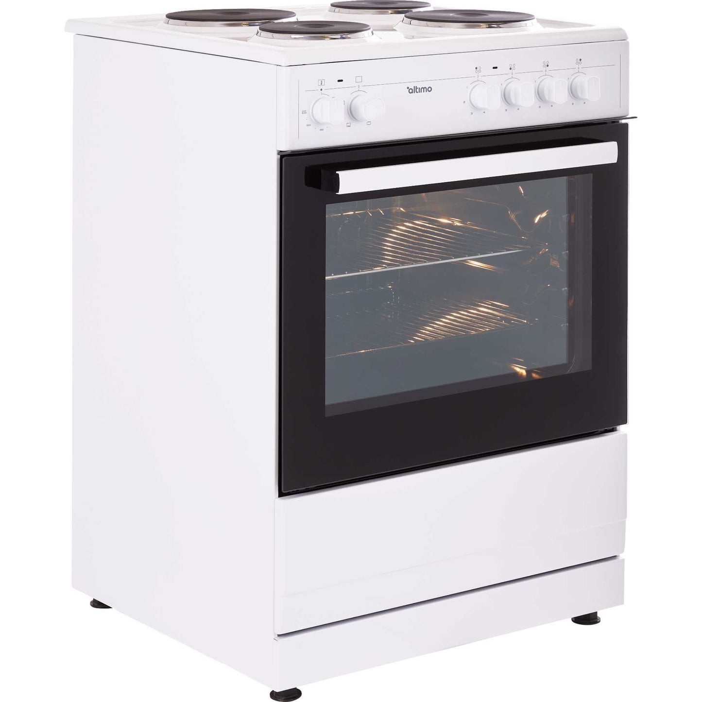 Altimo 60cm Electric Single Oven Cooker - CESS602W
