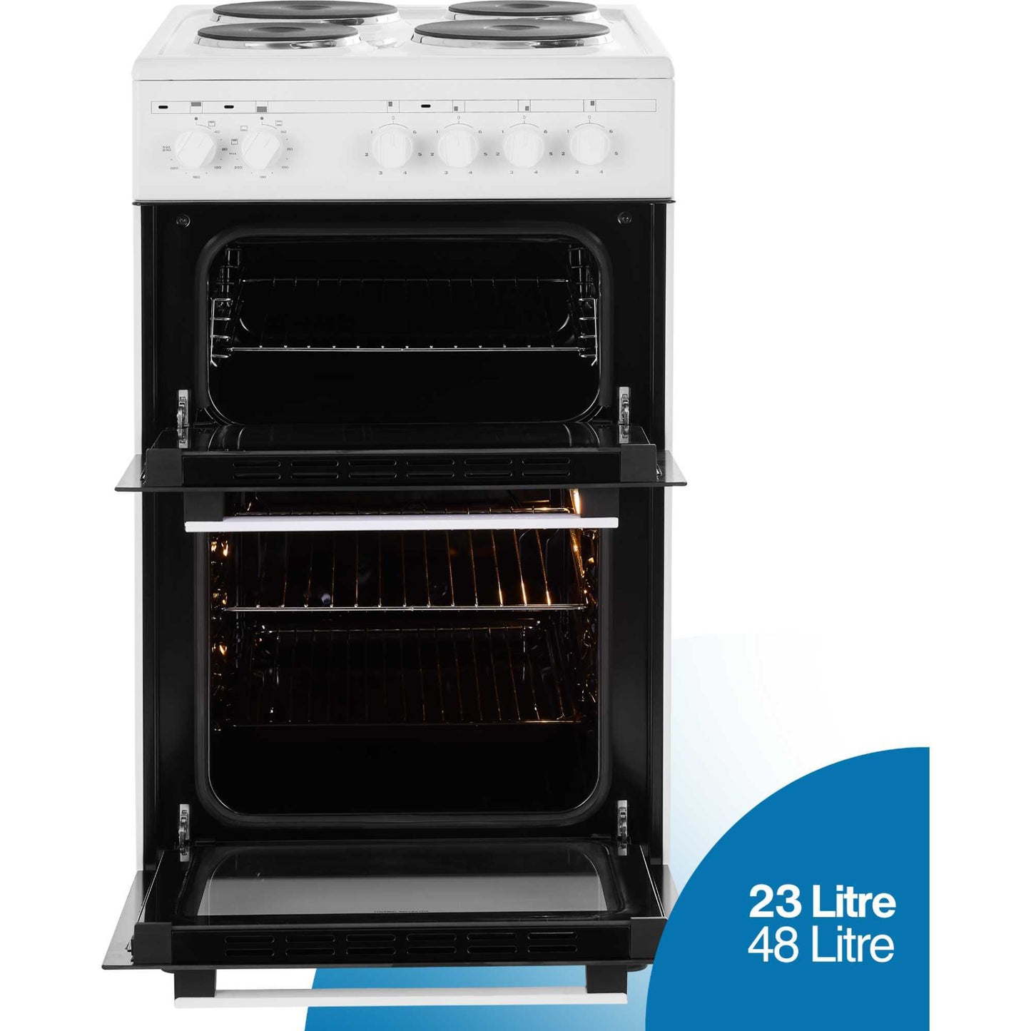 Altimo 50cm Electric Single Oven Cooker - CETS502W