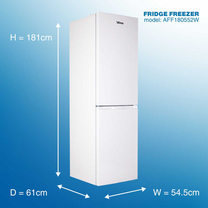 Altimo Fridge Freezer 60/40 Frost Free - White - AFF180552W