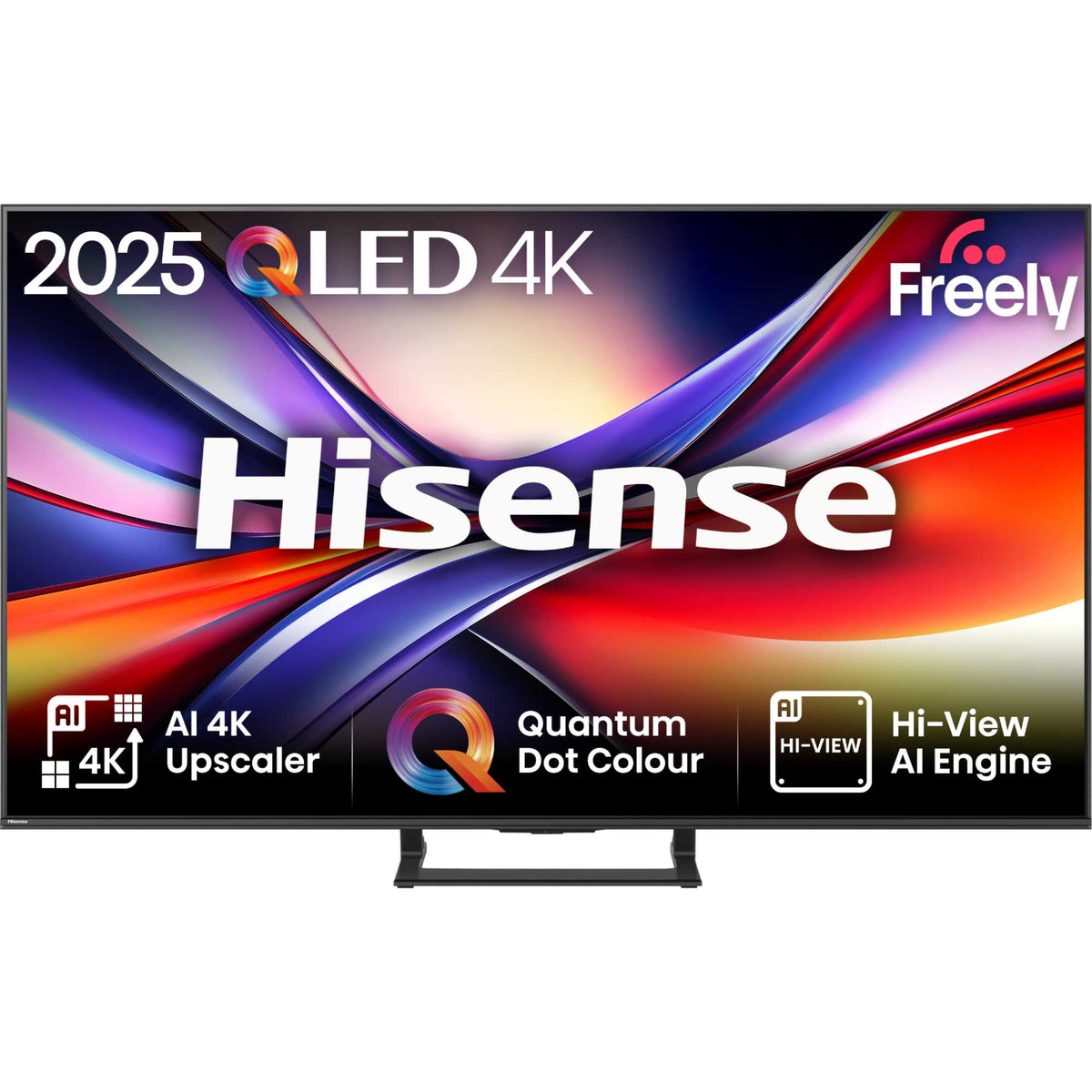 Hisense A7QTUK 55" QLED Smart AI TV with Freely - 55A7QTUK