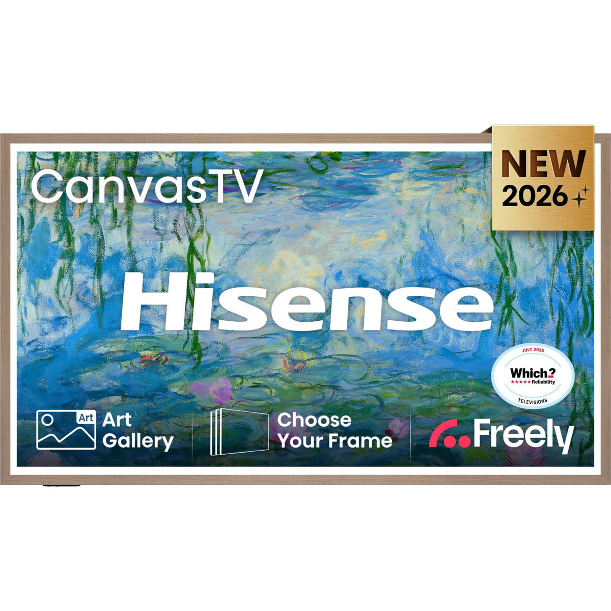 Hisense S7S 55" 4K HDR Smart VIDAA OS TV with Freely - 55S7STUK