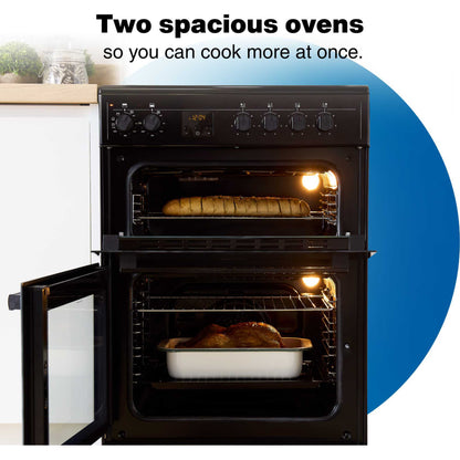Altimo 60cm Electric Double Oven Cooker - CEDC602B