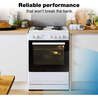 Altimo 60cm Electric Single Oven Cooker - CESS602W