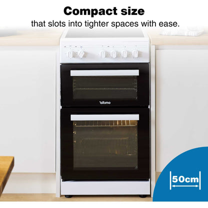 Altimo 50cm Electric Single Oven Cooker - CETC502W
