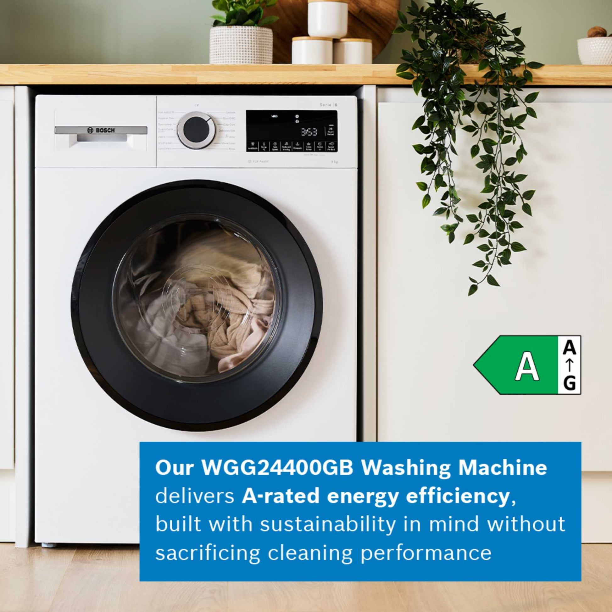 Bosch Series 6 9kg 1400rpm Washing Machine - WGG24400GB