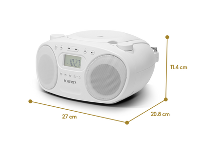 Roberts Zoombox FM - White