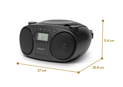 Roberts Zoombox FM - Black