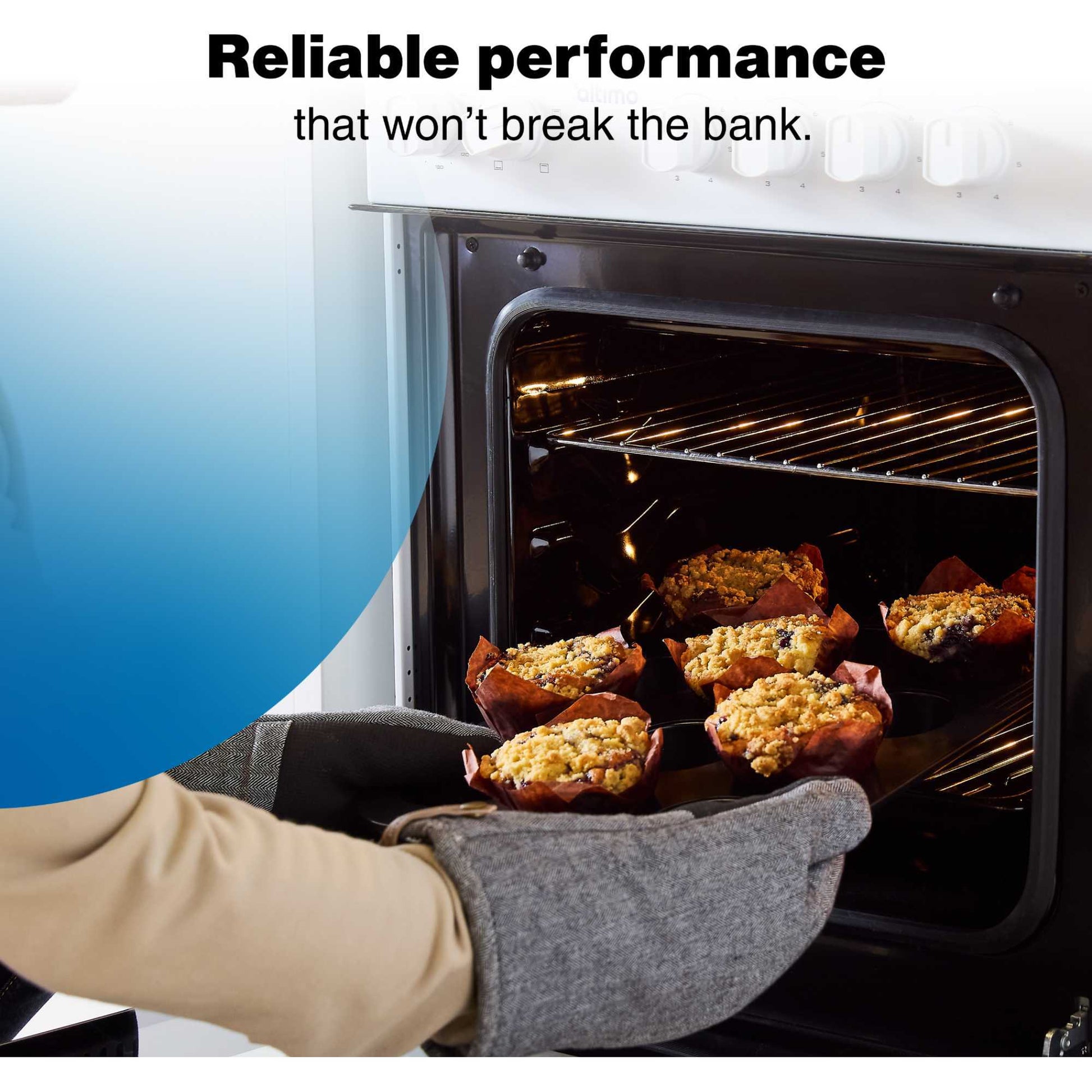 Altimo 50cm Electric Single Oven Cooker - CESS502W